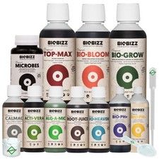 BioBizz Dünger Try Pack Naturdünger NPK Grow Outdoor & Indoor Pflanzen Garten