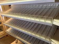 Zigarettenboden 1x weiß 100x47 cm Zigarettenregal 13 Fächer Tego Eden Vendox