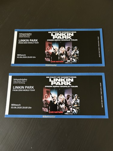 Linkin park souvenir tickets - souvenir,
