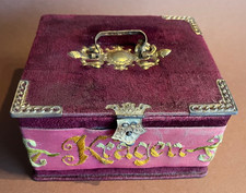 15x13cm Antik Papp Schmuck