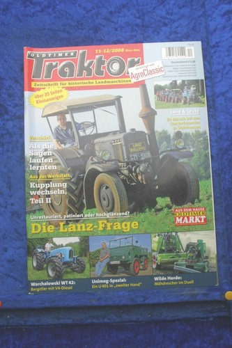 Oldtimer traktor 08 lanz - traktor, 11-12/08