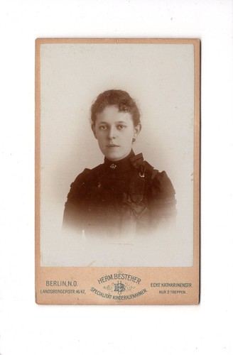 Cdv foto damenportrait - damenportrait,