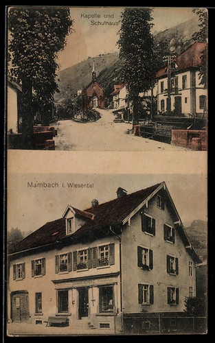 Mambach wiesental - ak,
