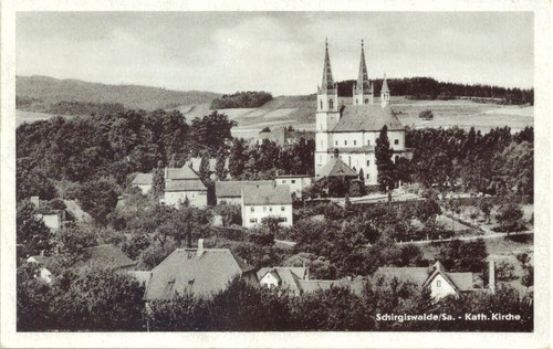 Ansichtskarte schirgiswalde - ansichtskarte,