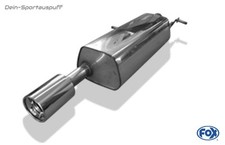 Fox Sportauspuff Peugeot 307 CC Cabrio 1x100mm rund mit Abs.