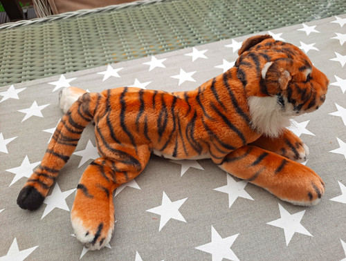 Tiger stoff plüschtier - &,
