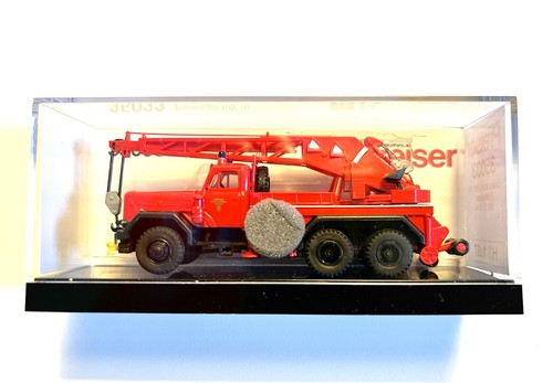 Preiser feuerwehrkran 87 - feuerwehrkran, 1/87