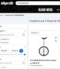 NEU 24" Einrad Messingschlager