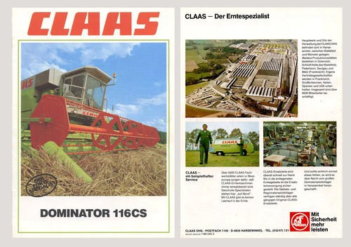 Claas dominator 116 cs - claas,