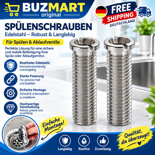 Stück hohlschraube spüle - 2,