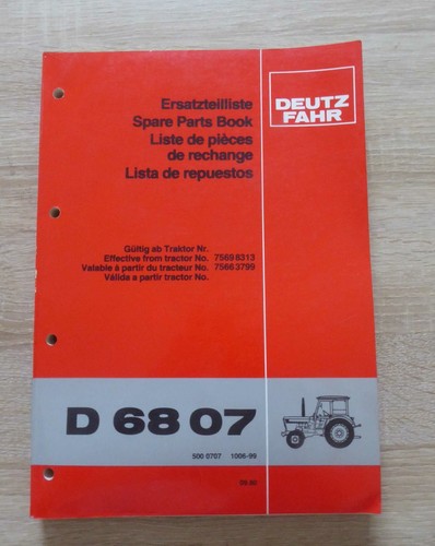 Deutz fahr traktoren d6807 - deutz,