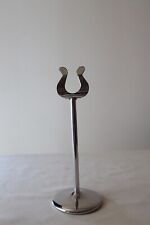 Tischkartenhalter, Bankettständer Edelstahl 20cm sehr guter Zustand