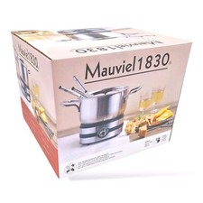 MAUVIEL 1830 Fondue Set/ Edelstahl/ für 8 Personen/ Öl/ Käse/ Schokoladenfondue