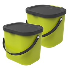 ROTHO 2er-Set Komposteimer 6l