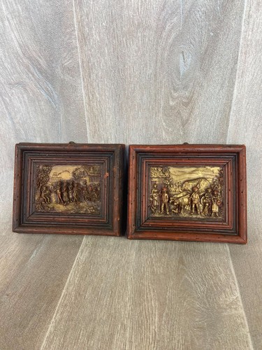 2er set wachsrelief bilder bad - set,