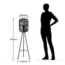 Lindby Canyana Stehleuchte aus