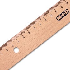 Holzlineal Buche 50 cm