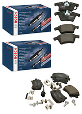 BOSCH BREMSBELÄGE VORNE + HINTEN + WARNKONTAKT VW T5 BUS + KASTEN
