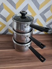 Edelstahl Kochtöpfe mit