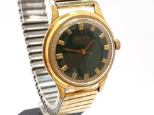 Preziosa Incabloc Cal. Felsa 465N Herren Handaufzug Armbanduhr Vergoldet um 1960