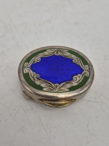 Silber 925 art deco pillendose - 925,
