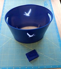 Grey Goose Vodka Kühler blau Eisbox Flaschenkühler LED m 2 Akkus u 1 Ladekabel