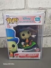 Funko Pop! Disney Classics Jiminy Cricket 1228 in schwerem Schutz, kostenloser UK-Versand