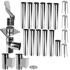 Edelstahl Schornstein Kamin