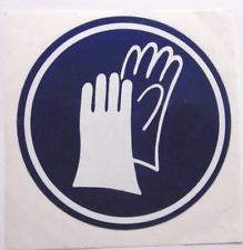 Hinweis-Aufkleber Schutzhandschuhe tragen Unfallschutz Arbeitsschutz Warnschild