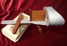 Stereo - Bildbetrachter: Perfectoscope + 50 Stereo-Bilder, um 1900, 3 D Viewer