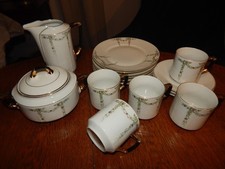 KPM Carl  Krister  Schlesien Veilchen Jugendstil Kaffee-Serviceteile zur Auswahl