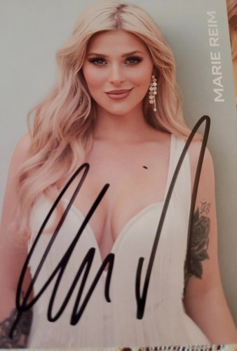 Marie reim autogrammkarte - reim,