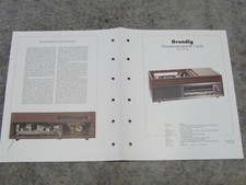 Schaltplan für Radio Grundig Phono Kombination RF115Ph von 1968 Rundfunkmuseum