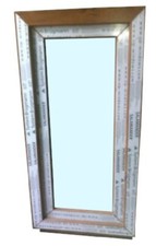 Kunststofffenster Salamander 50x100 cm (b x h), Eiche Gold, 1-flügelig