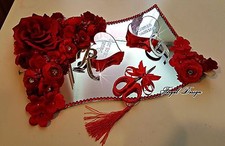 Nisan Tepsisi Söz Tepsisi Aynali Verlobungstablett Spiegel Ringkissen 