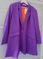 ANGEL OF STYLE Damen Longblazer schön lila Gr.54 (56) *NEU mit ETIKETT* NP 89.95