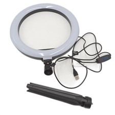 ANSTA 10" LED-Ringlicht einstellbar Desktop selbst Zeit (14,99)