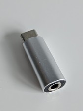 Adapter Typ C auf 3,5 mm AUX-Klinke Kopfhörer USB-C Kopfhörer Mettalisch Silber