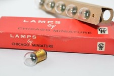 Light G-6 Bulb / Replacement Lamp by Chicago Type 64, 7 V / 0.63 A, BA15D, NOS