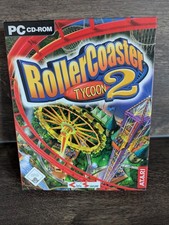 Rollercoaster Tycoon 2 PC Big Box Sammlungsauflösung Top Zustand Sammler