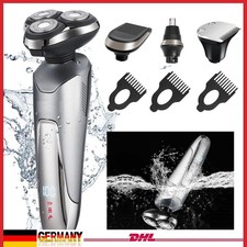 4 In-1 Elektrorasierer Herrenrasierer Akku Rasierer Nass & Trocken Rasierapparat