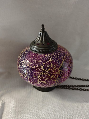 Mosaik hängelampe lila - mosaik,