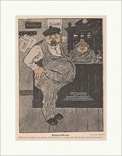 Kriegserklärung Jugendstil von Erich Wilke Bar Rezeption Theke Hirth Jugend 1336