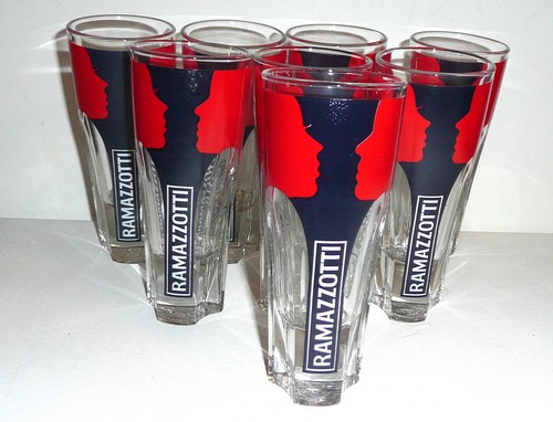 Ramazzotti gläser 2cl 4cl - ramazzotti,