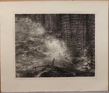 Andreas Paul Weber (1893 - 1980) - Umgestürzter Kran vor Hochhauskulisse - 8/55