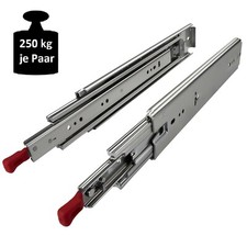 Schwerlastauszug Schubladenschienen Vollauszug bis 250 kg KV1-250-H76-LC JUNKER