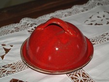 Rote käseglocke klein - rote, aus