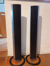 2x Säulen Lautsprecher TEUFEL Concept P Stand Re.+Li. Heimkino Surround Speakers