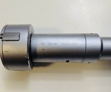 MIB Dreipunkt-Innen-Messschraube Präzisier Mikrometer 40-50 mm Satz CNC 