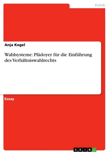 Anja kegel wahlsysteme - anja, |